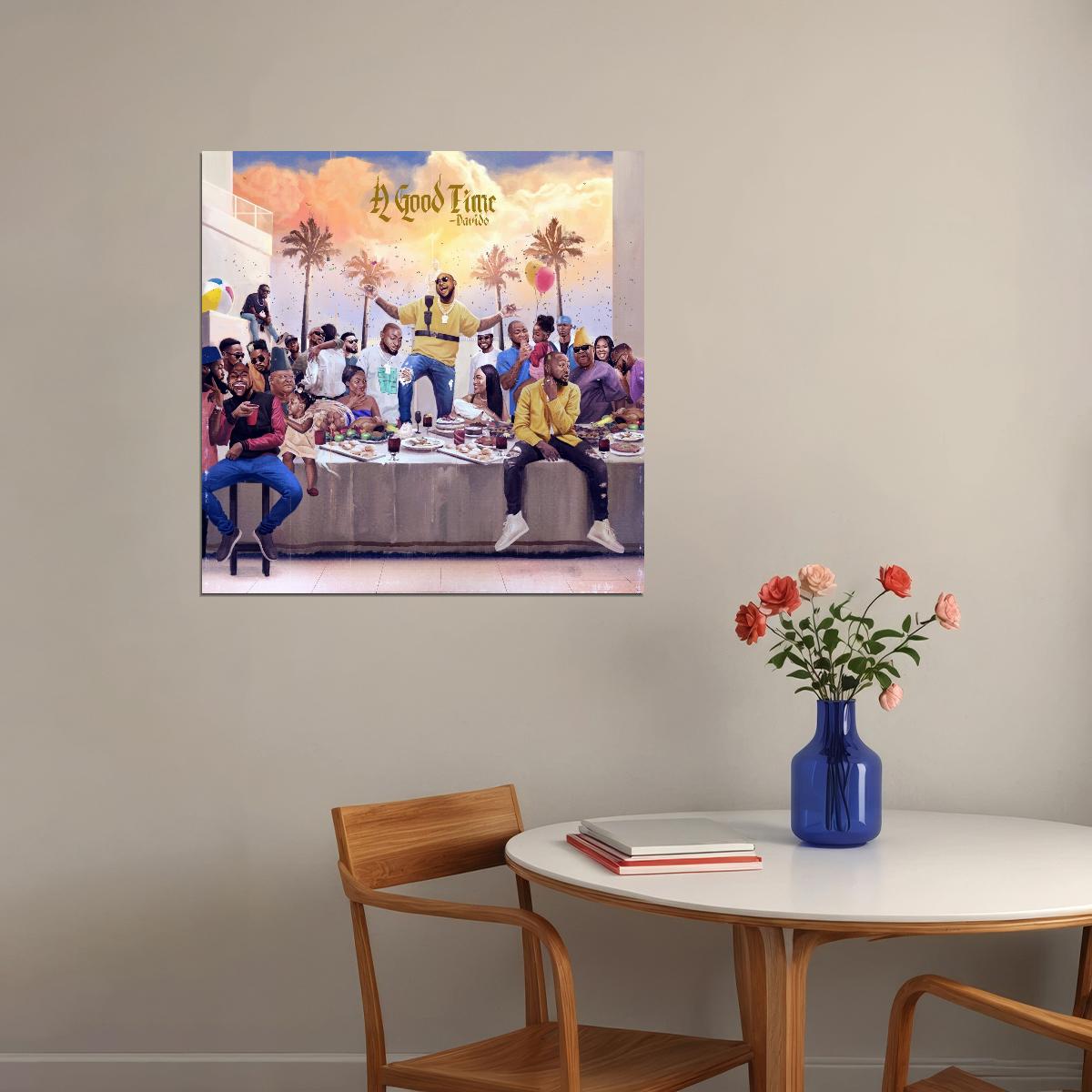 Davido Poster Afrobeats Music Wall Art Nigerian Singer Music Print - xonomax