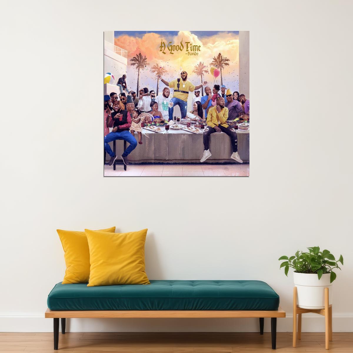Davido Poster Afrobeats Music Wall Art Nigerian Singer Music Print - xonomax
