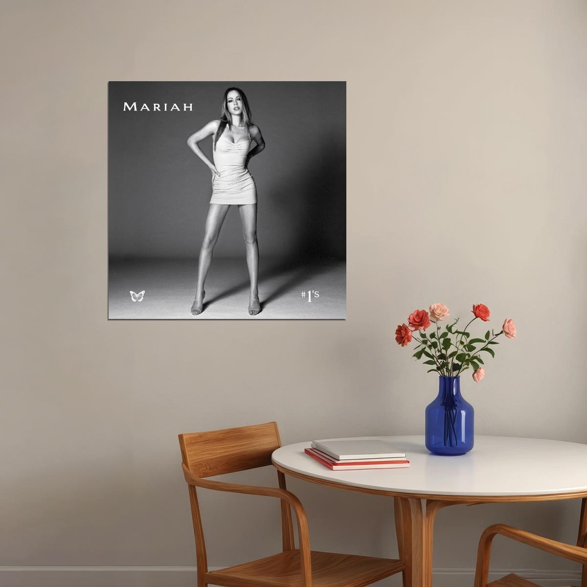 Mariah Carey Number 1's Album Cover Art Music Poster Pop Icon Wall Print