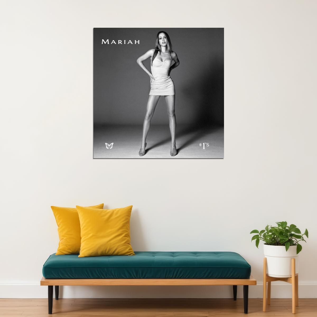 Mariah Carey Number 1's Album Cover Art Music Poster Pop Icon Wall Print