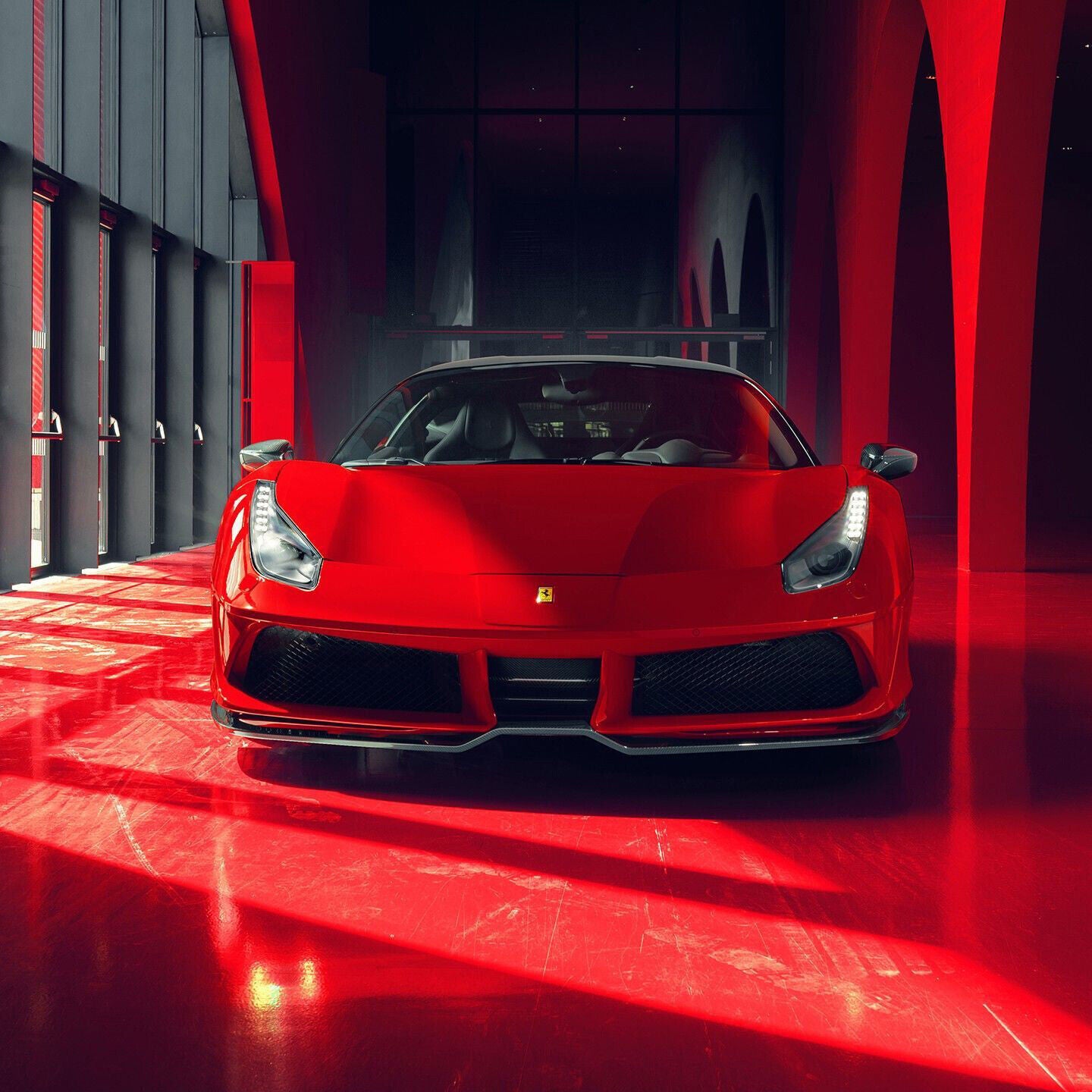 Ferrari Poster Luxury Sports Car Wall Art Italian Automotive Print