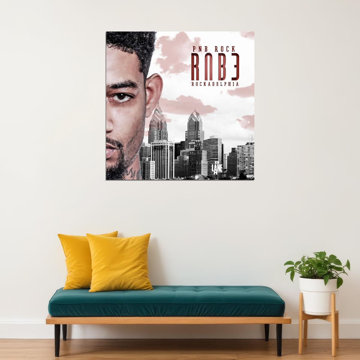 Pnb Rock Rnb3 Album Cover Art Rap Music Poster Wall Print