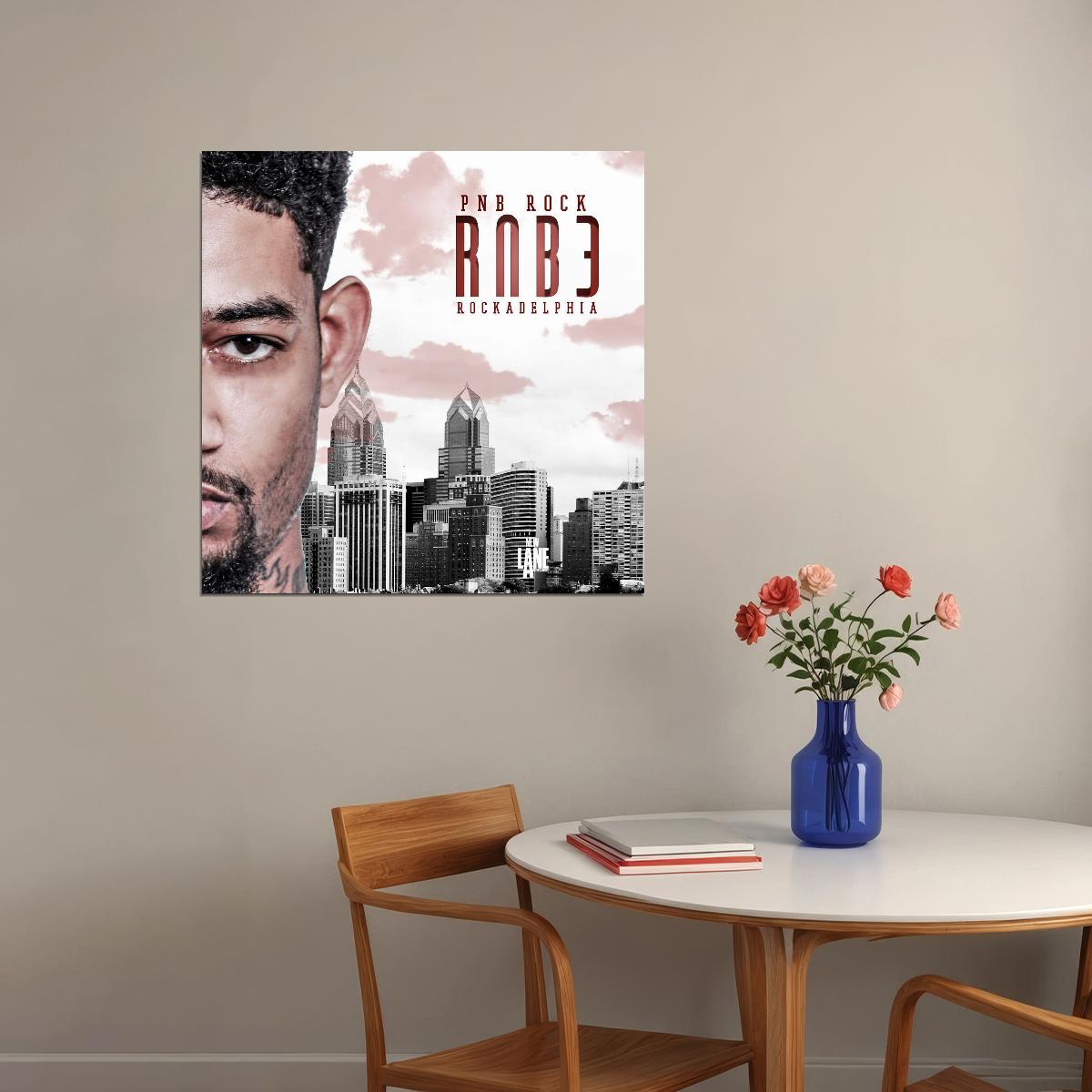 Pnb Rock Rnb3 Album Cover Art Rap Music Poster Wall Print