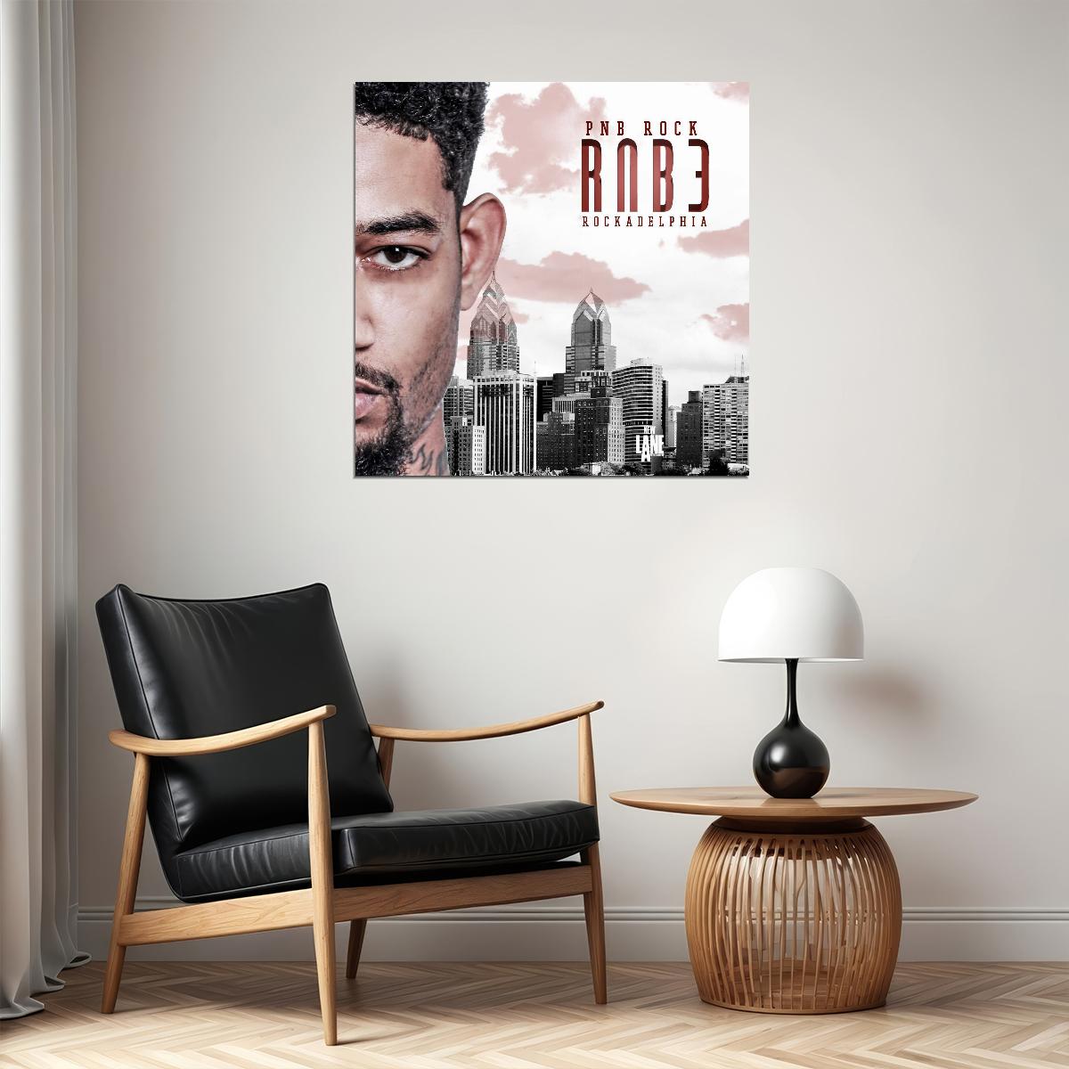 Pnb Rock Rnb3 Album Cover Art Rap Music Poster Wall Print