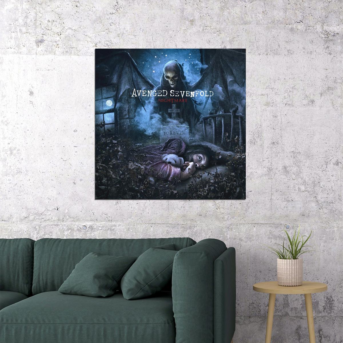 Avenged Sevenfold Poster Heavy Metal Music Wall Art Band Print