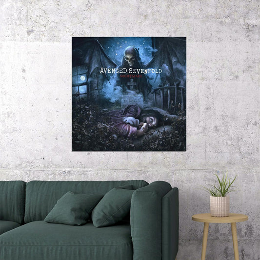 Avenged Sevenfold Poster Heavy Metal Music Wall Art Band Print - xonomax