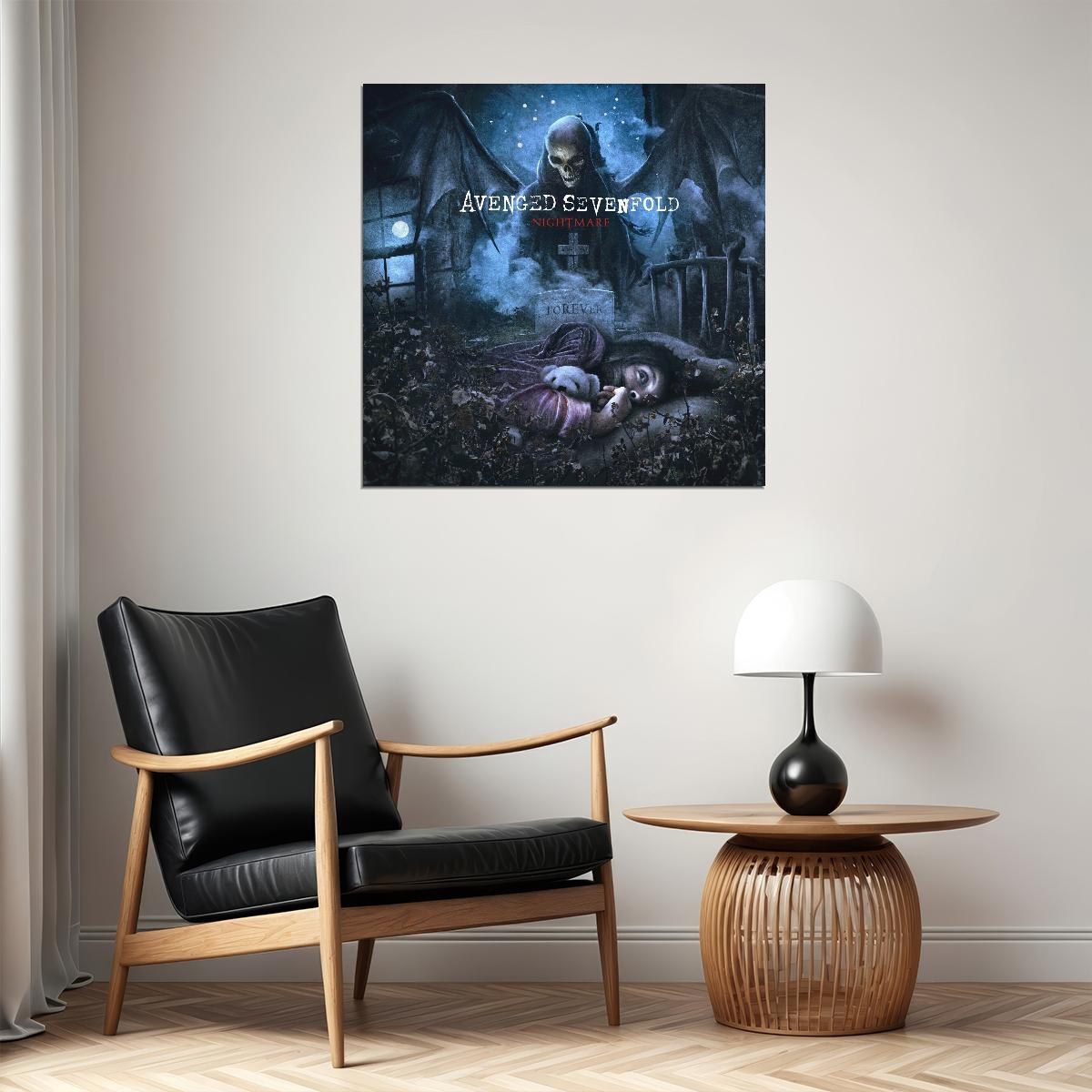 Avenged Sevenfold Poster Heavy Metal Music Wall Art Band Print