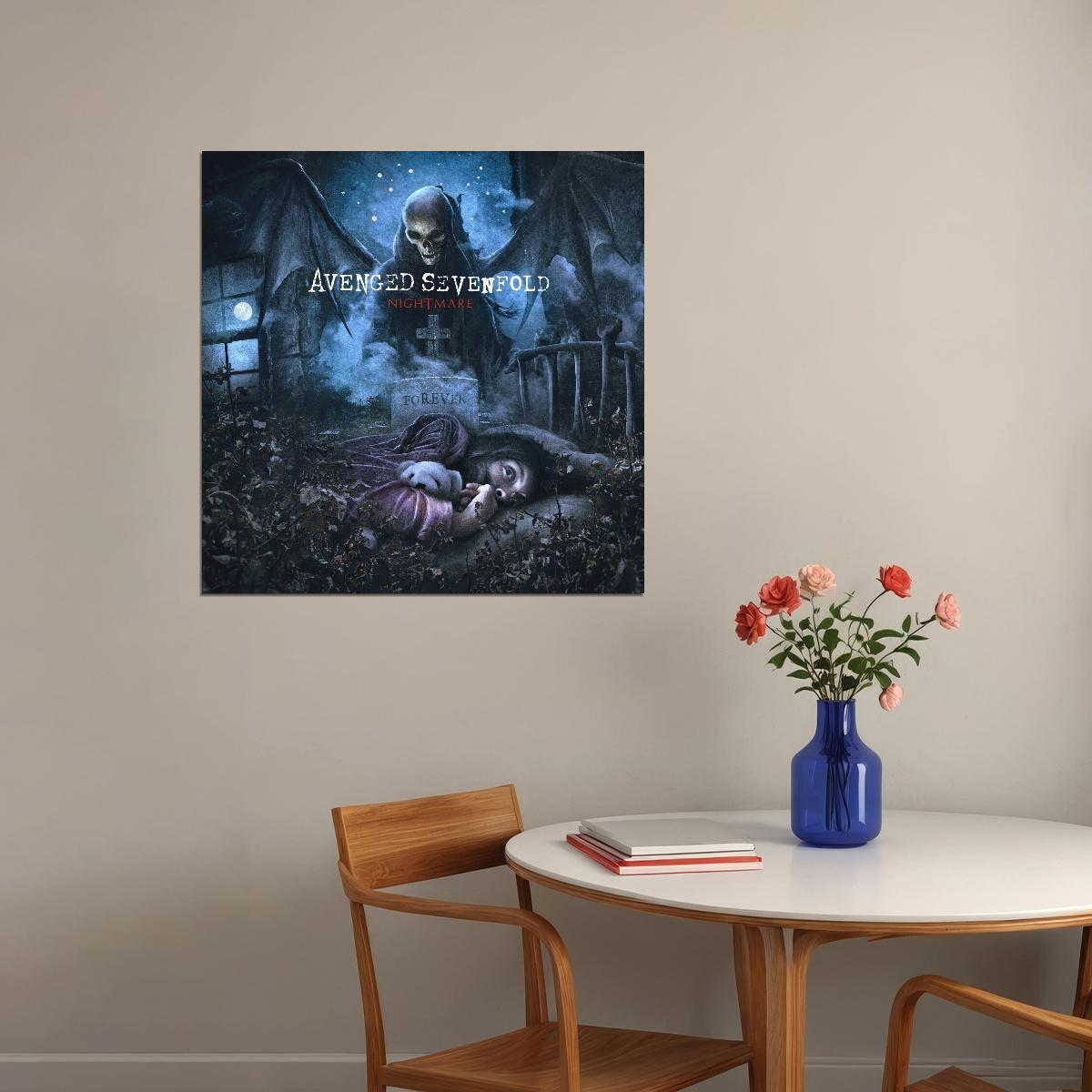 Avenged Sevenfold Poster Heavy Metal Music Wall Art Band Print