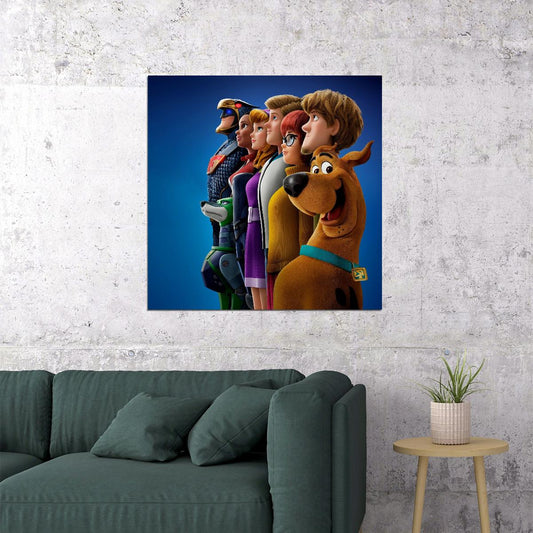 Scooby-doo Poster Classic Tv Cartoon Fun Wall Art Kids Print - xonomax