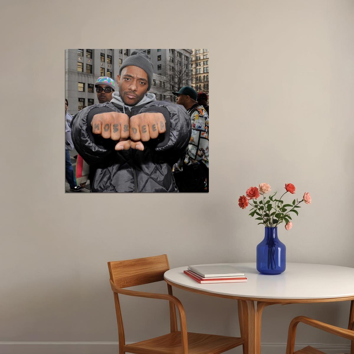 Mobb Deep Prodigy Music Poster Hip-hop Rap Band Wall Print