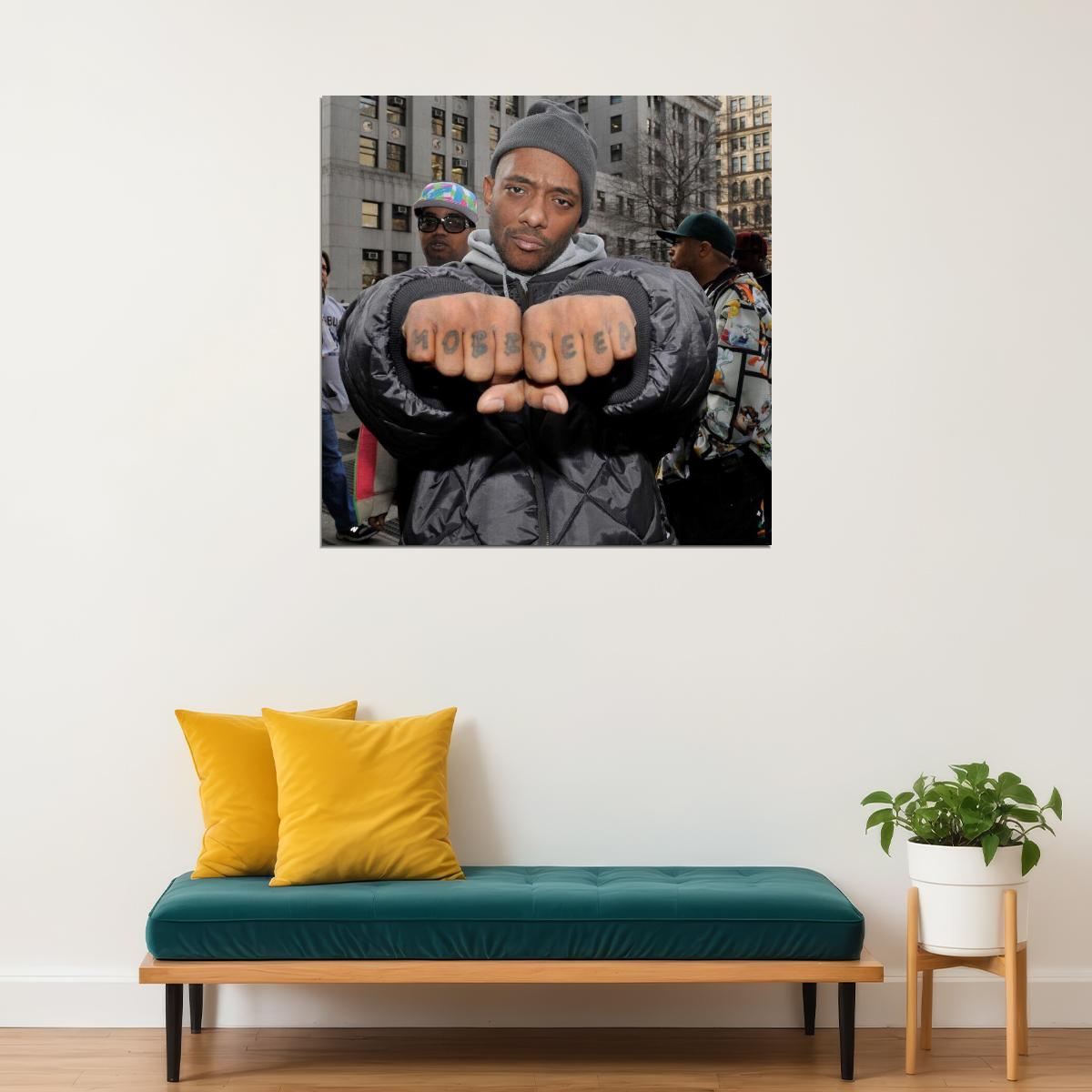 Mobb Deep Prodigy Music Poster Hip-hop Rap Band Wall Print