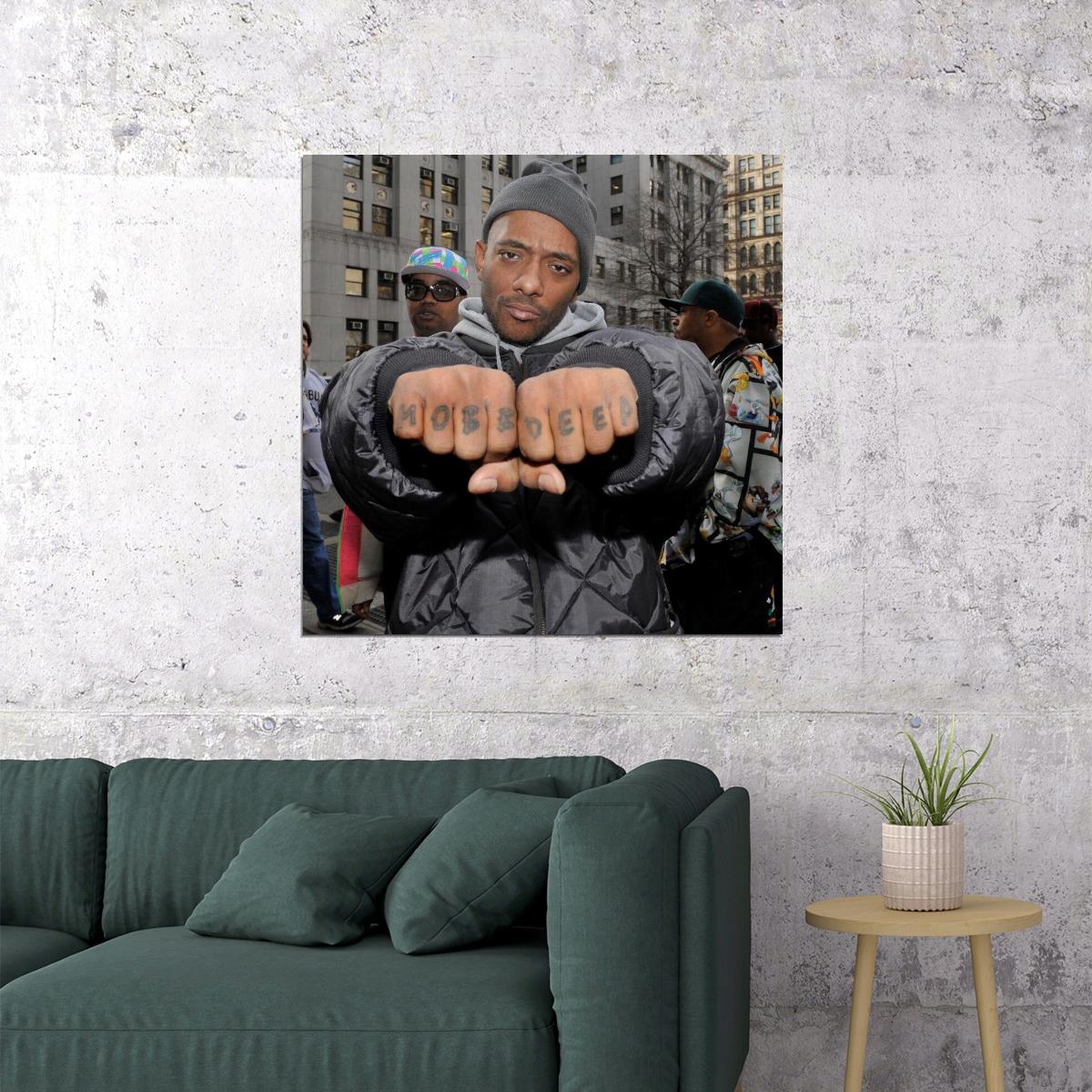 Mobb Deep Prodigy Music Poster Hip-hop Rap Band Wall Print