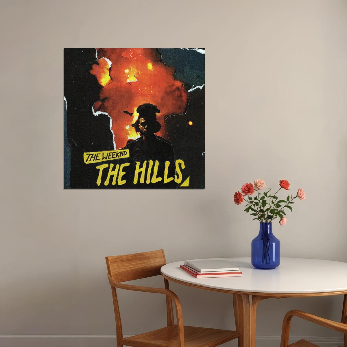 The Weeknd The Hills Album Cover Art Music Poster Iconic R&b Artist Print