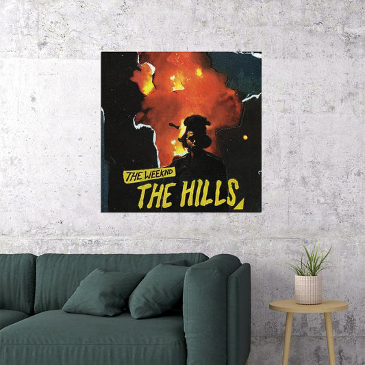 The Weeknd The Hills Album Cover Art Music Poster Iconic R&b Artist Print - xonomax
