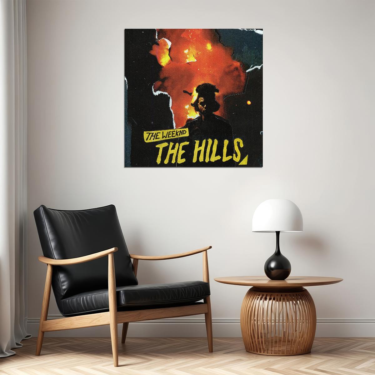 The Weeknd The Hills Album Cover Art Music Poster Iconic R&b Artist Print