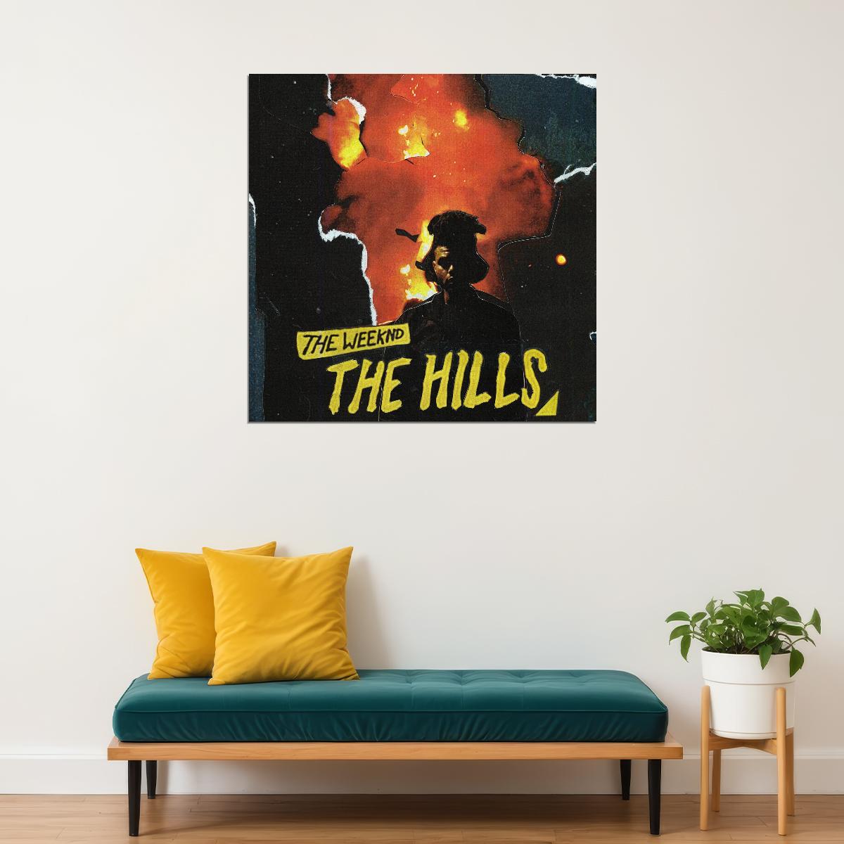 The Weeknd The Hills Album Cover Art Music Poster Iconic R&b Artist Print