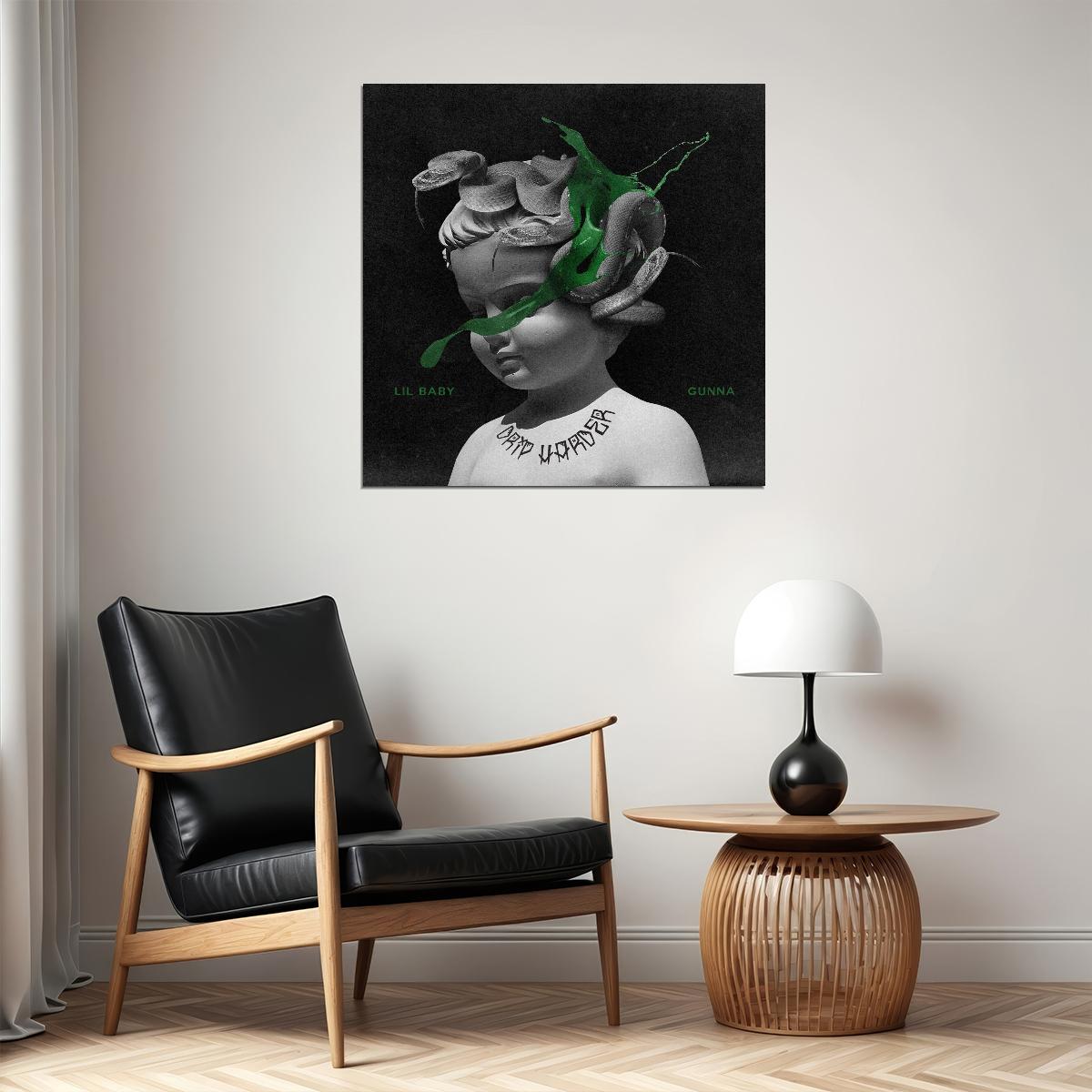 Lil Baby Street Drip Harder Album Cover Art Rap Wall Print