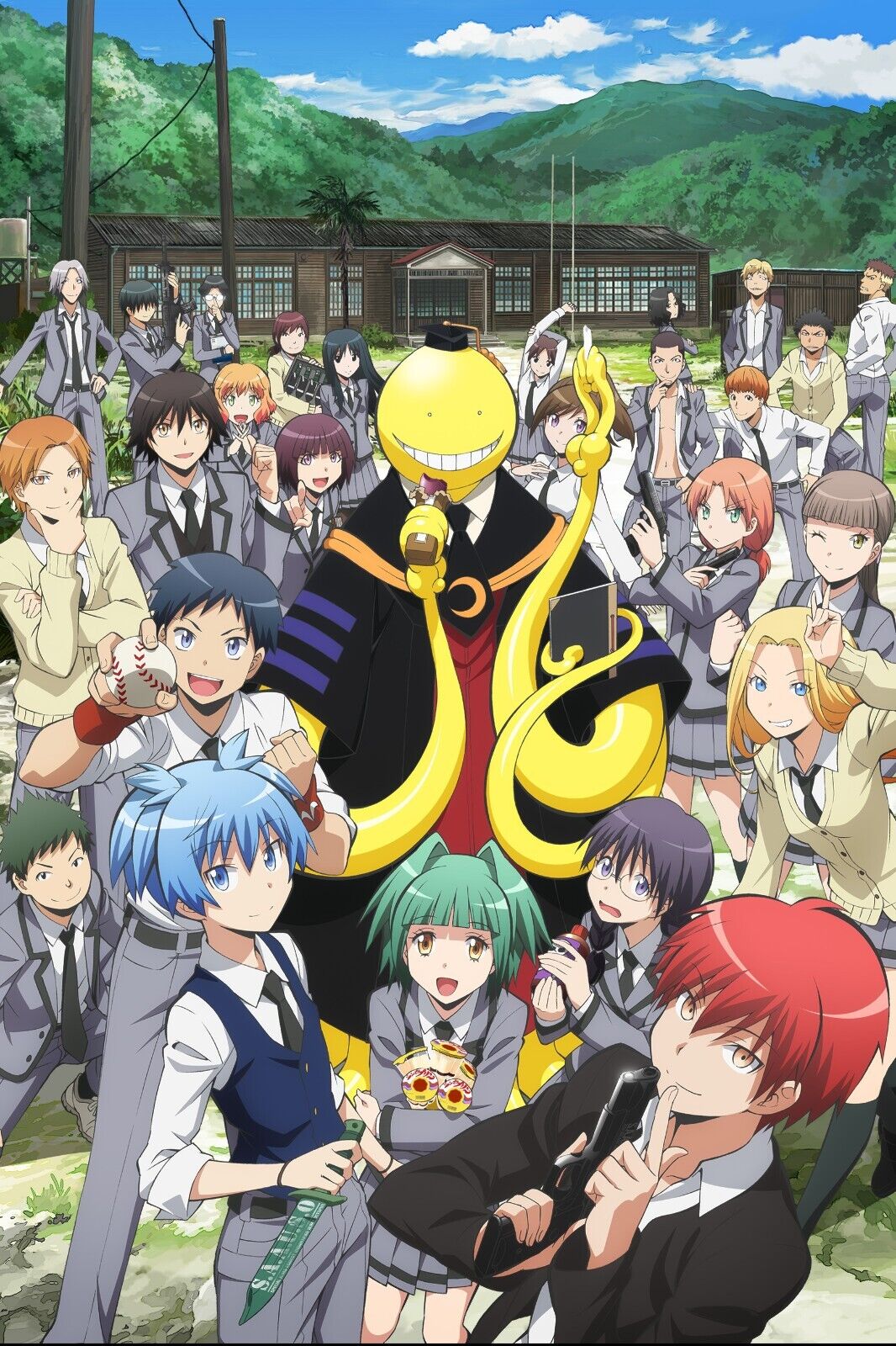 Assassination Classroom Anime Poster Japanese Animation Wall Art Manga Series Print - xonomax