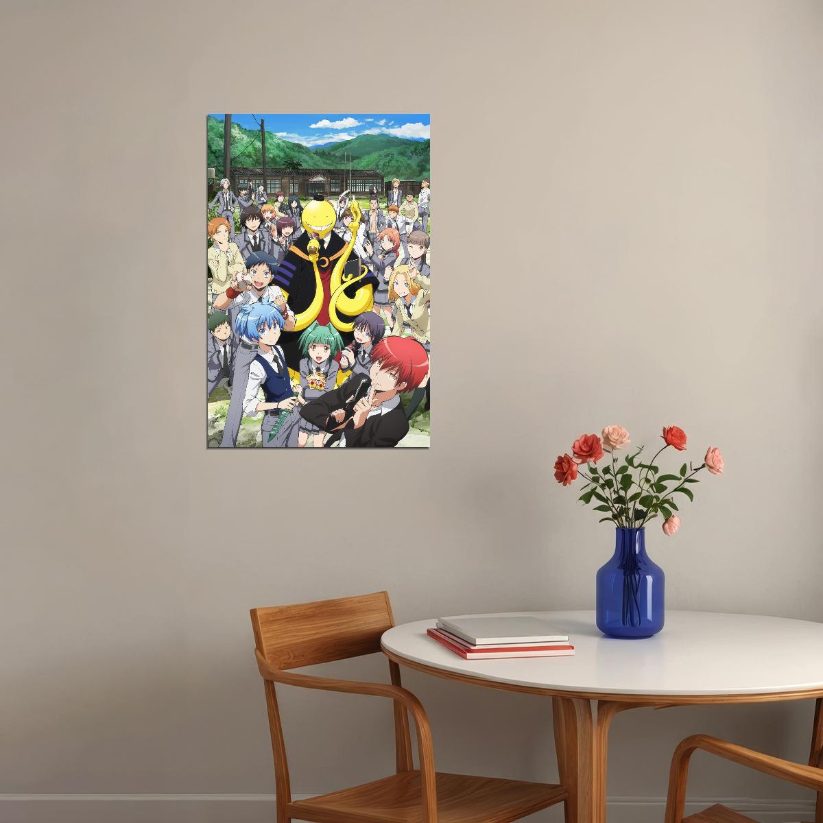 Assassination Classroom Anime Poster Japanese Animation Wall Art Manga Series Print - xonomax
