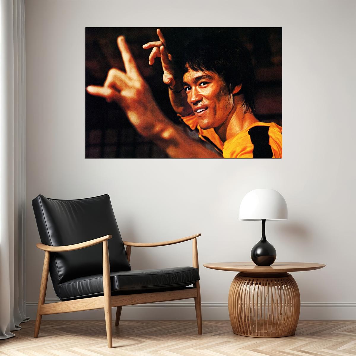 Bruce Lee Poster Martial Arts Legend Wall Art Action Star Print