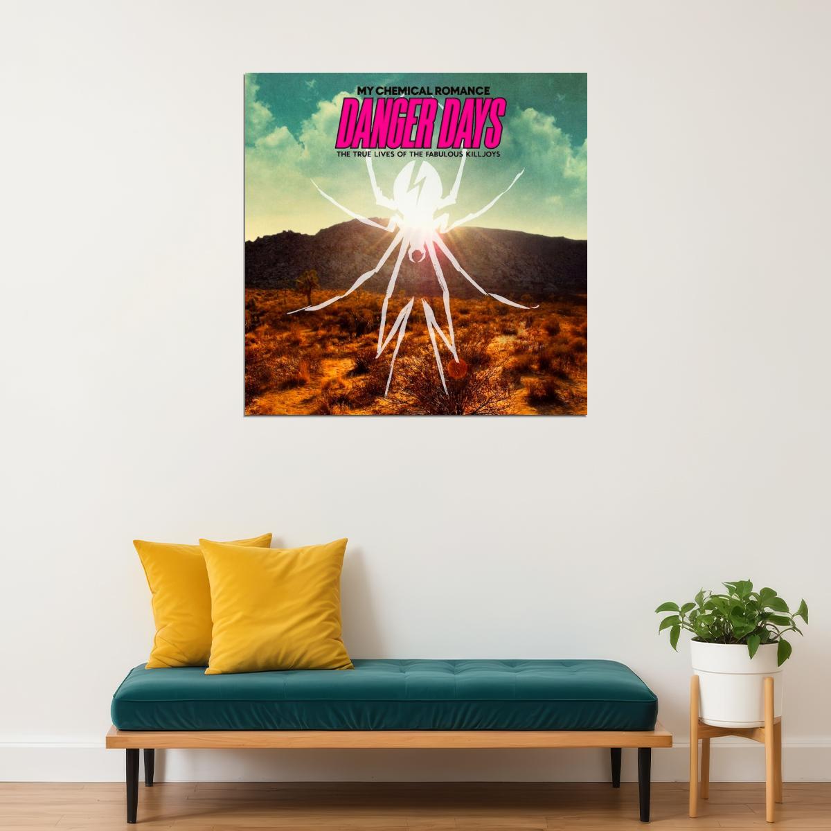 My Chemical Romance Danger Days Album Cover Art Music Poster Famous Band Wall Print - xonomax