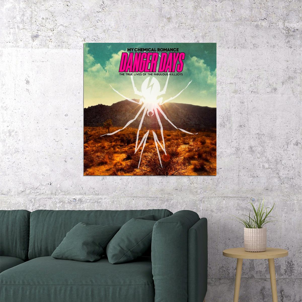 My Chemical Romance Danger Days Album Cover Art Music Poster Famous Band Wall Print - xonomax