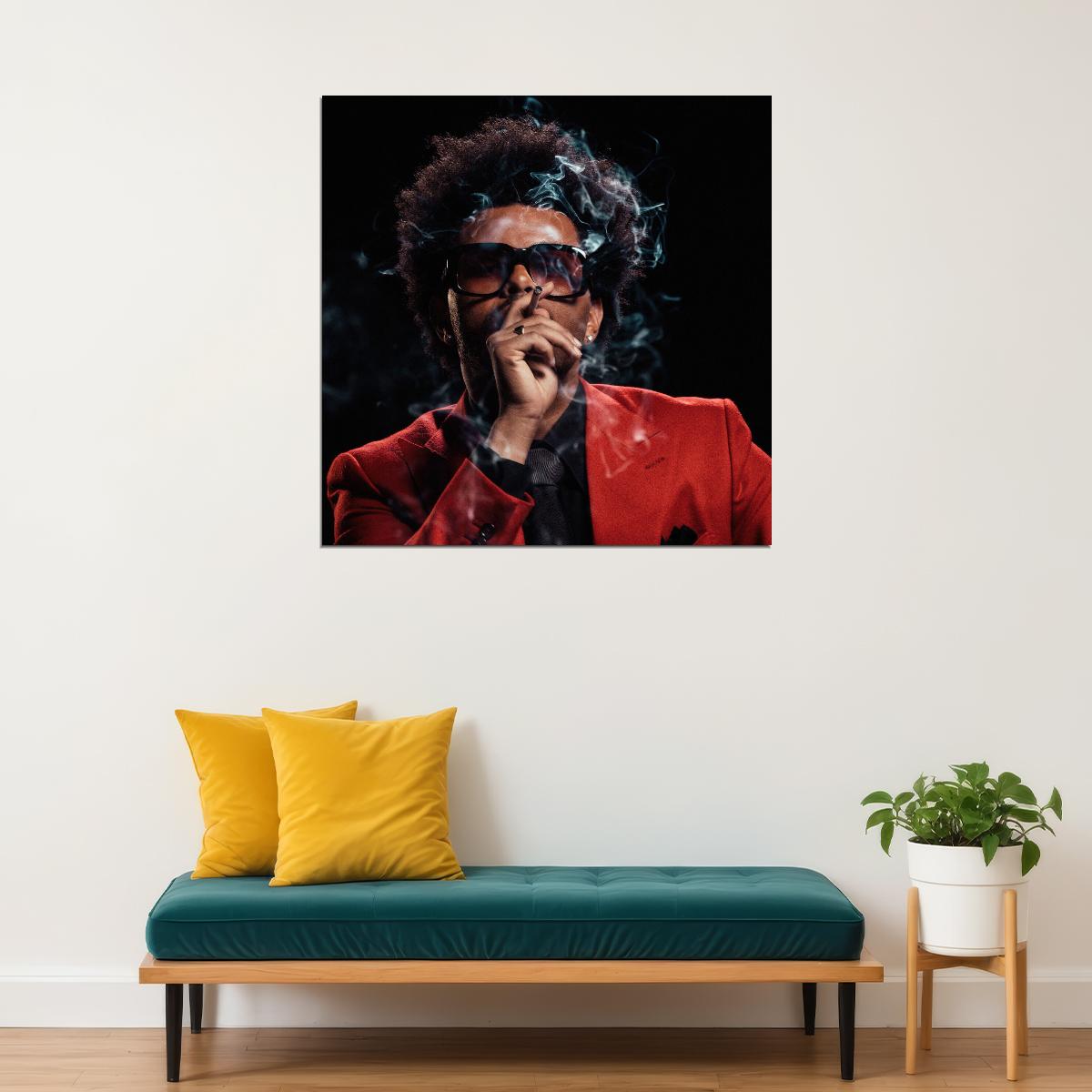 The Weeknd Iconic Music Poster R&b Star Art Print