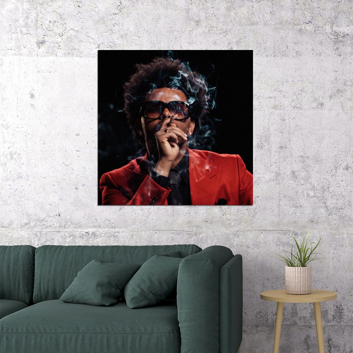 The Weeknd Iconic Music Poster R&b Star Art Print
