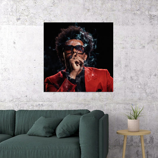 The Weeknd Iconic Music Poster R&b Star Art Print - xonomax