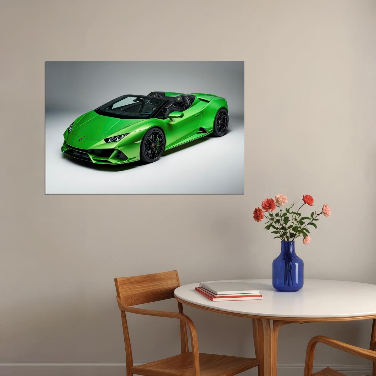Lamborghini Car Poster Sports Supercar Wall Art
