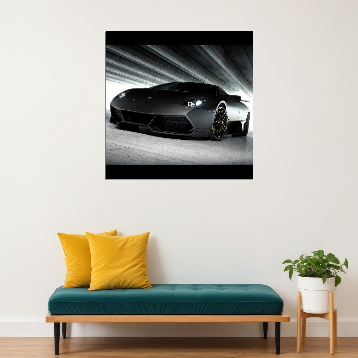 Lamborghini Car Poster Sports Supercar Wall Art - xonomax
