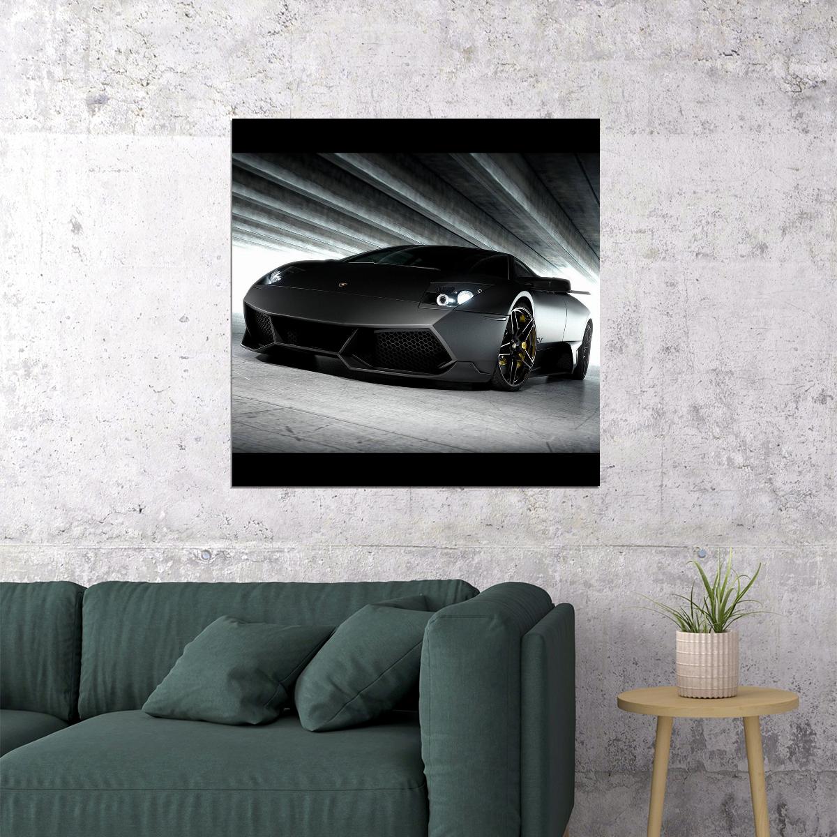 Lamborghini Car Poster Sports Supercar Wall Art - xonomax