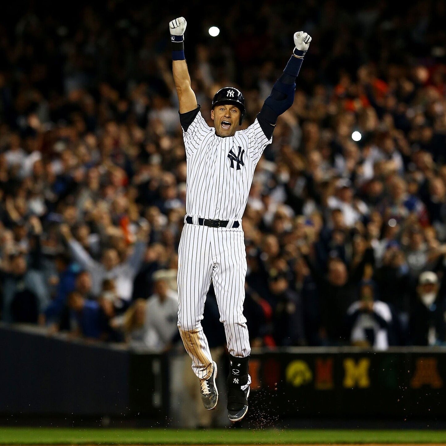 Derek Jeter Baseball Poster Mlb Legend Wall Art New York Yankees Sports Print