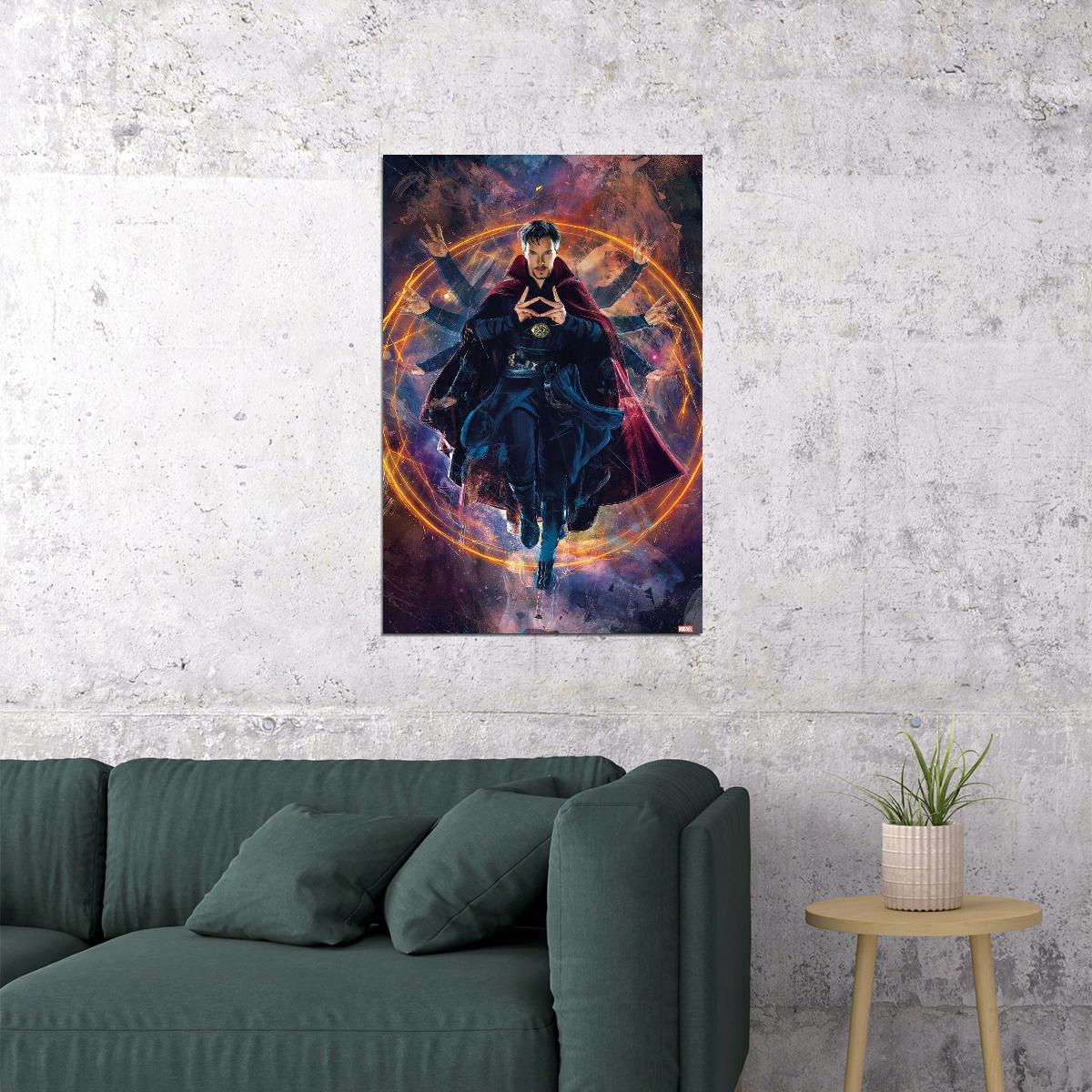Doctor Strange Poster Marvel Superhero Wall Art Mystic Arts Print