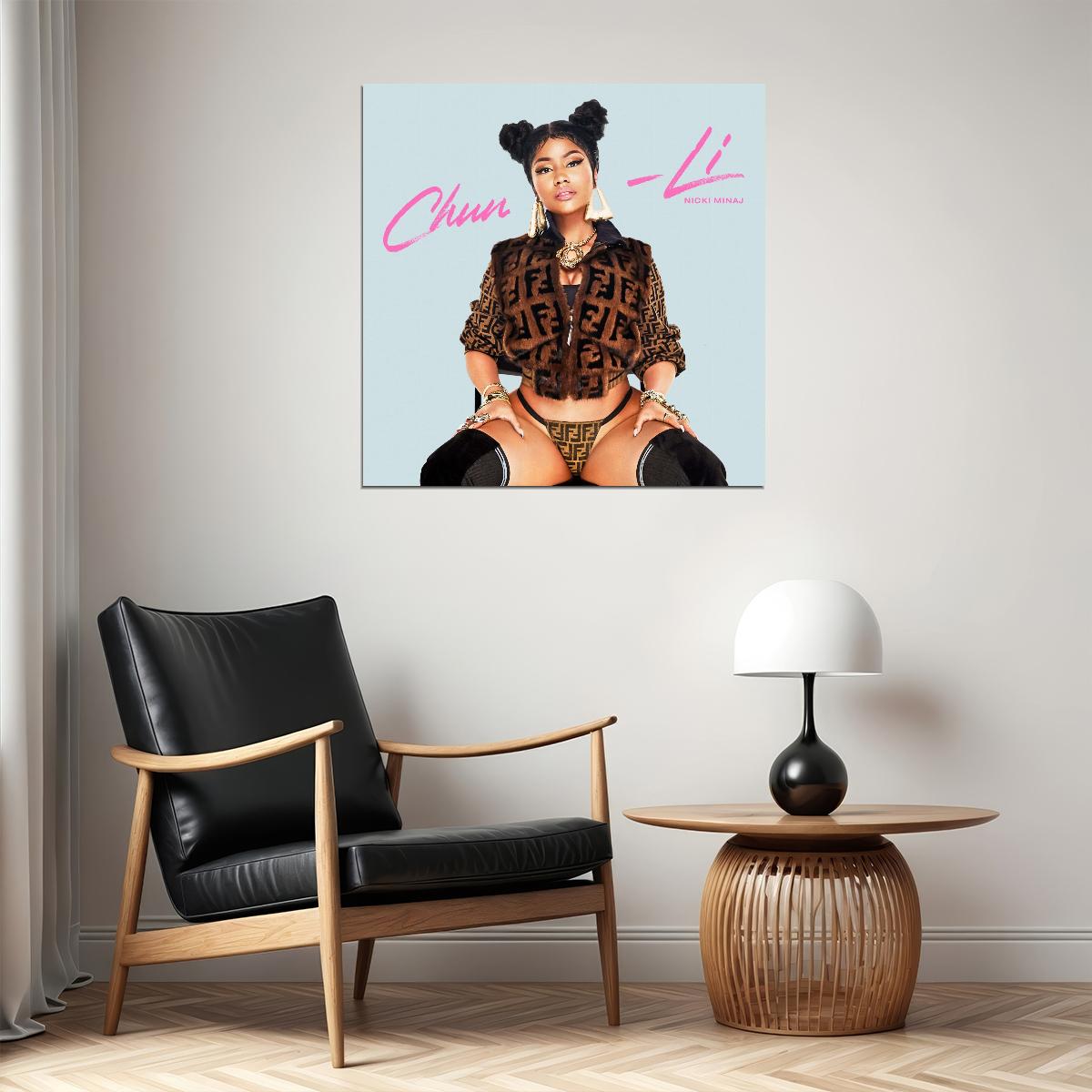 Nicki Minaj Chun-li Album Cover Art Pop Rap Music Poster Wall Print