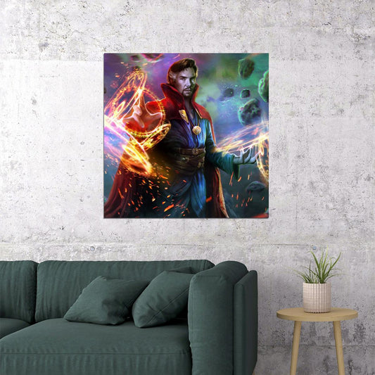 Doctor Strange Poster Marvel Superhero Wall Art Mystic Arts Print - xonomax