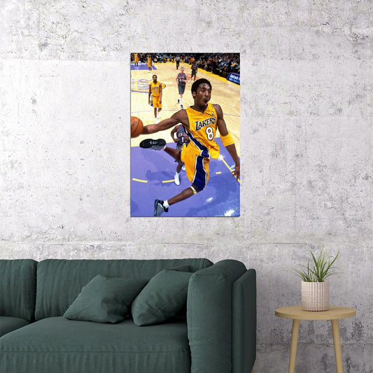 Kobe Bryant Poster Nba Basketball Player Wall Art Motivational Sports Print - xonomax