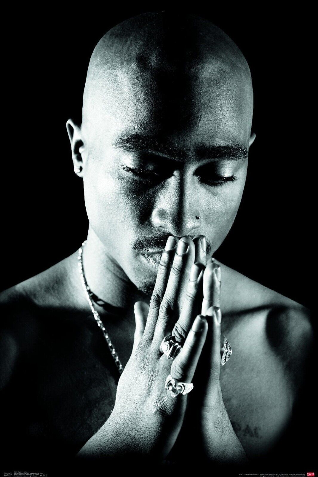 Tupac Shakur 2pac Prayer Album Cover Art Rap Music Poster Iconic Hip Hop Artist Print