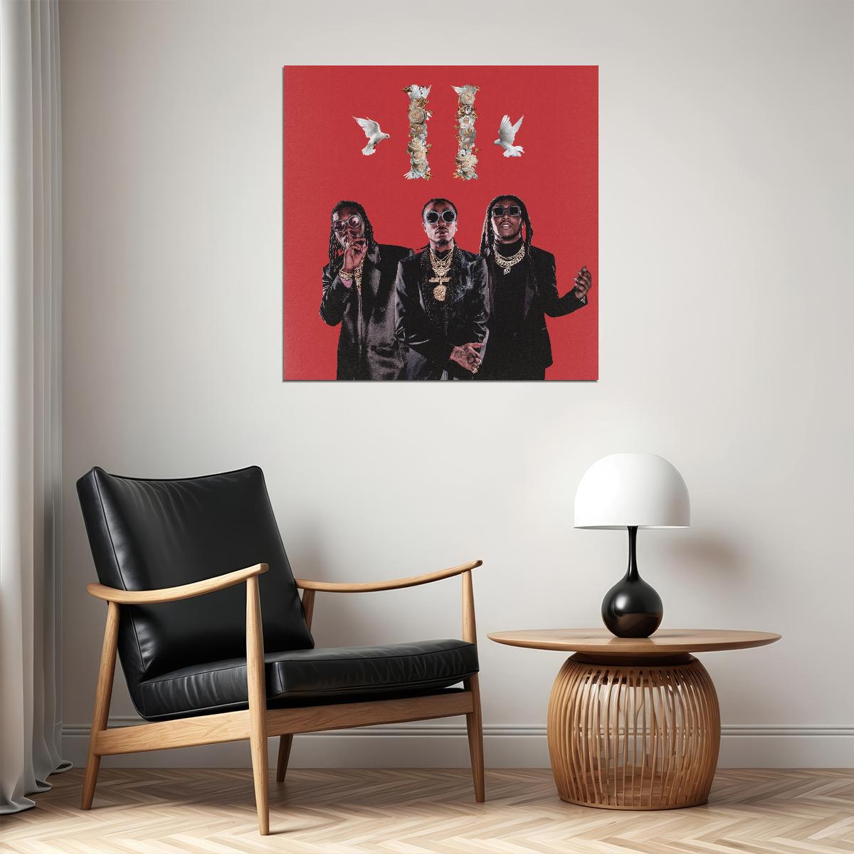 Migos Culture Album Cover Art Music Poster Hip-hop Wall Print - xonomax