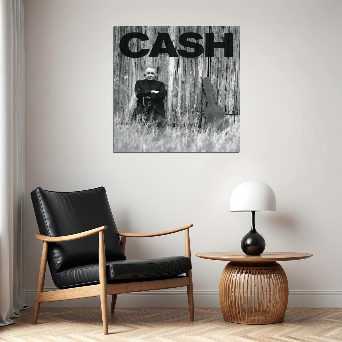 Johnny Cash Music Poster Country Legend Wall Art