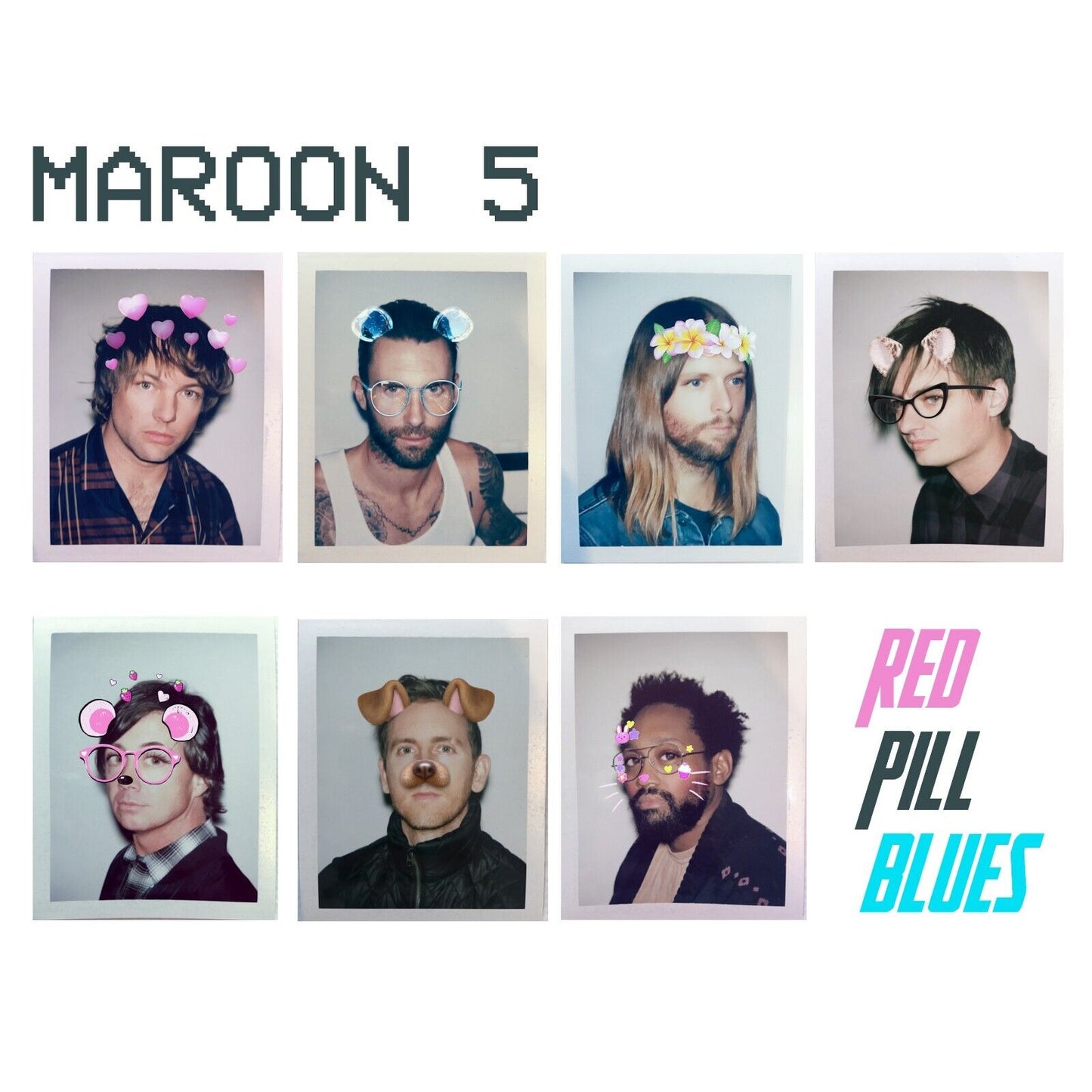 Maroon 5 Red Pill Blues Album Cover Art Music Poster Pop Rock Wall Print