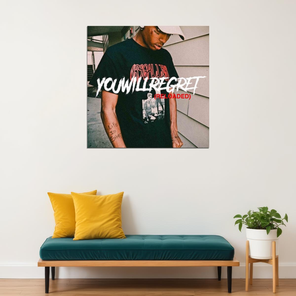 Ski Mask The Slump God You Will Regret Album Cover Art Music Poster Rapper Wall Print - xonomax