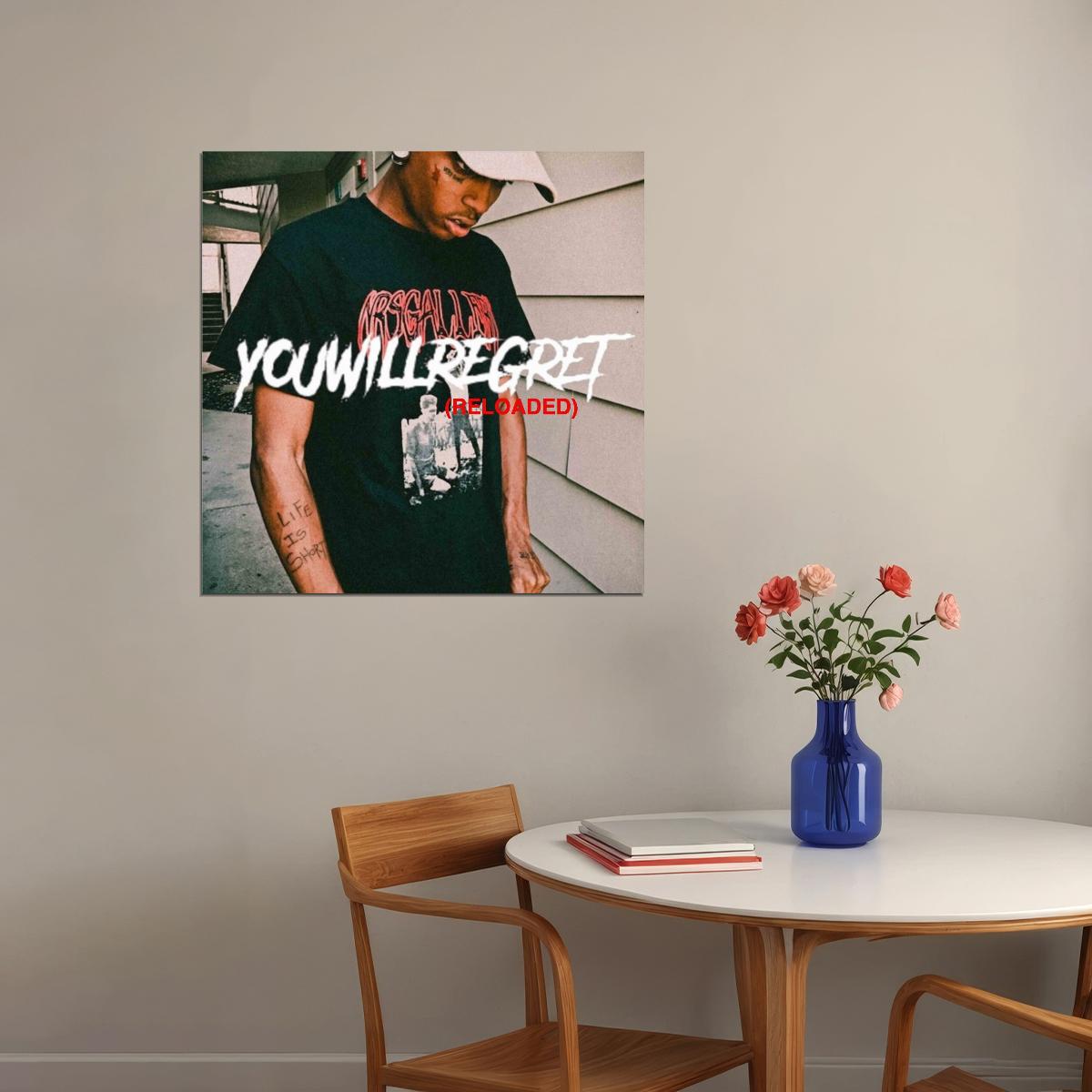 Ski Mask The Slump God You Will Regret Album Cover Art Music Poster Rapper Wall Print - xonomax