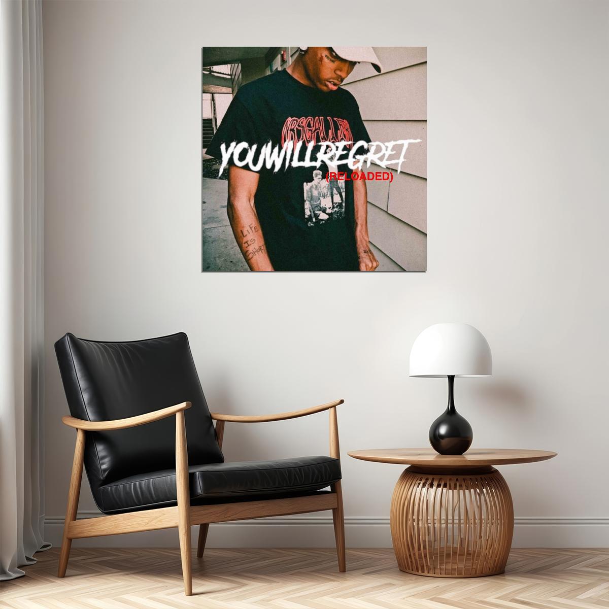 Ski Mask The Slump God You Will Regret Album Cover Art Music Poster Rapper Wall Print - xonomax