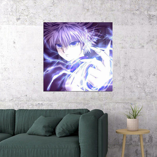 Hunter X Hunter Killua Anime Poster Japanese Animation Wall Art Manga Series Print - xonomax