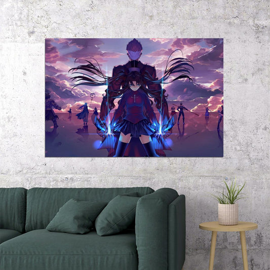 Fate Series Anime Poster Japanese Animation Wall Art Fantasy Manga Print - xonomax