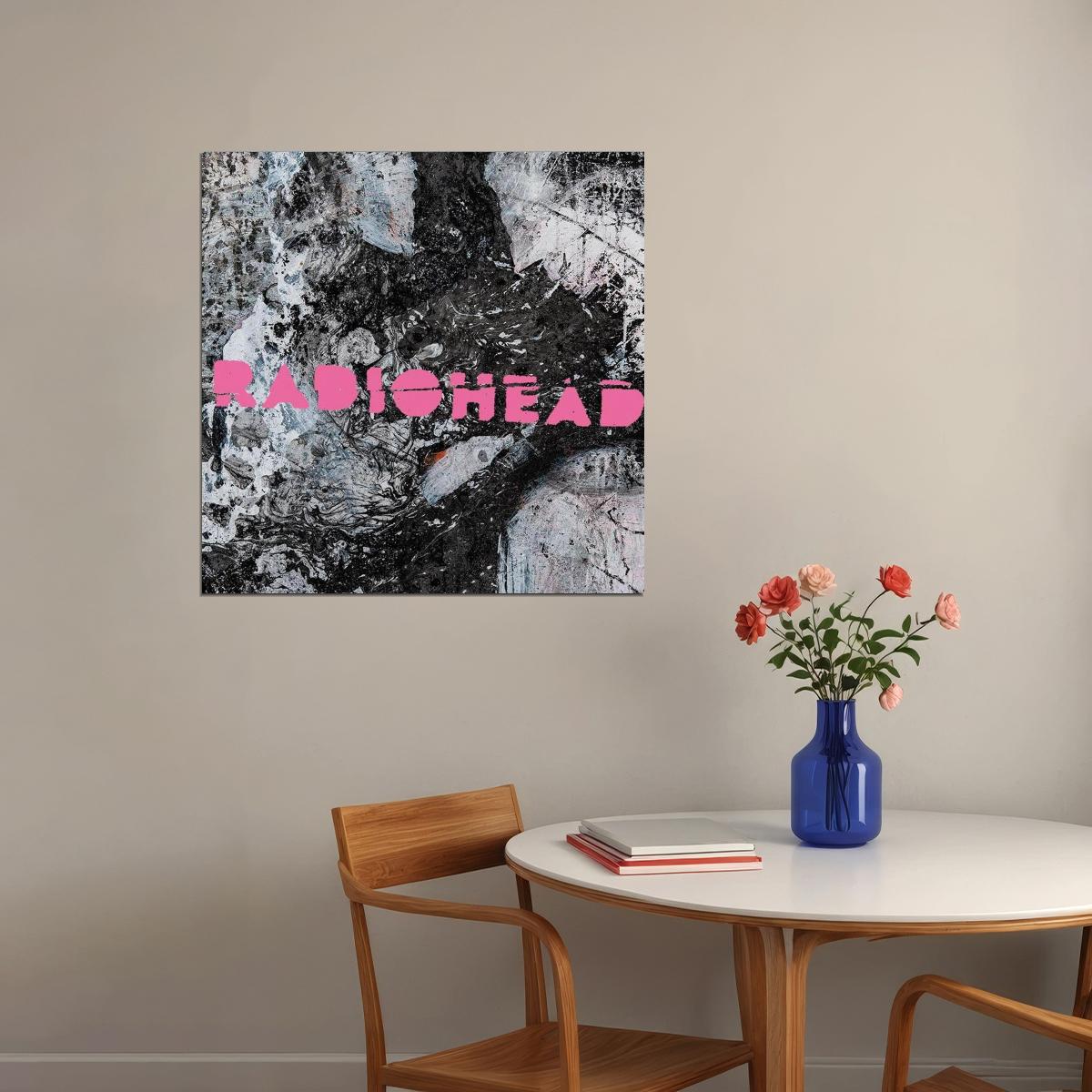 Radiohead Album Cover Art Alternative Rock Music Poster Band Wall Print - xonomax