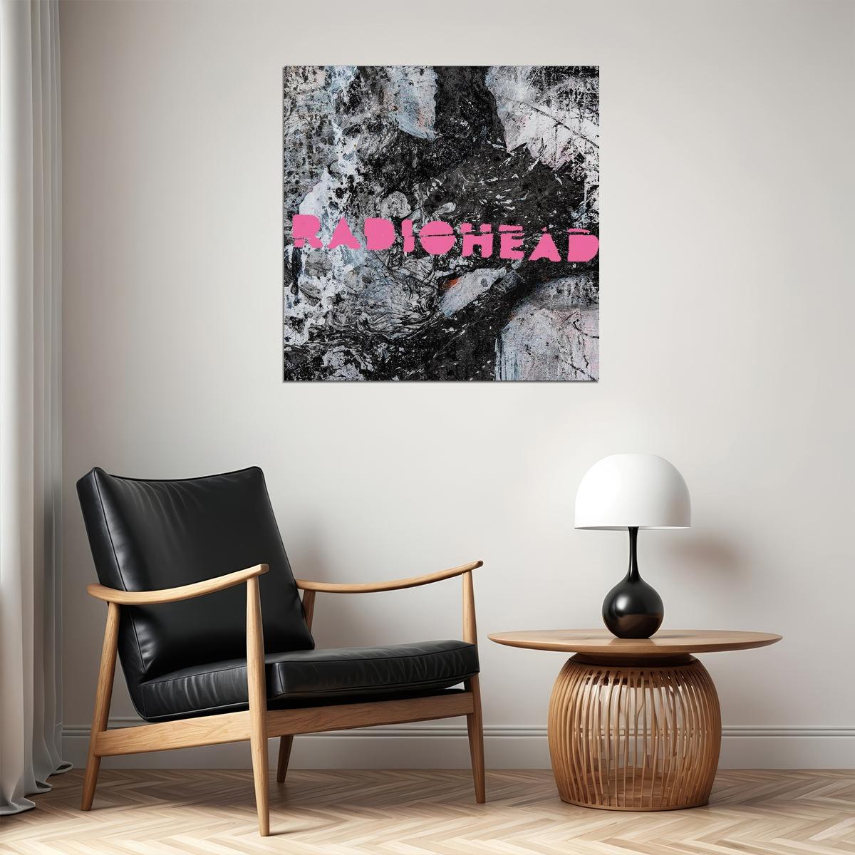 Radiohead Album Cover Art Alternative Rock Music Poster Band Wall Print - xonomax