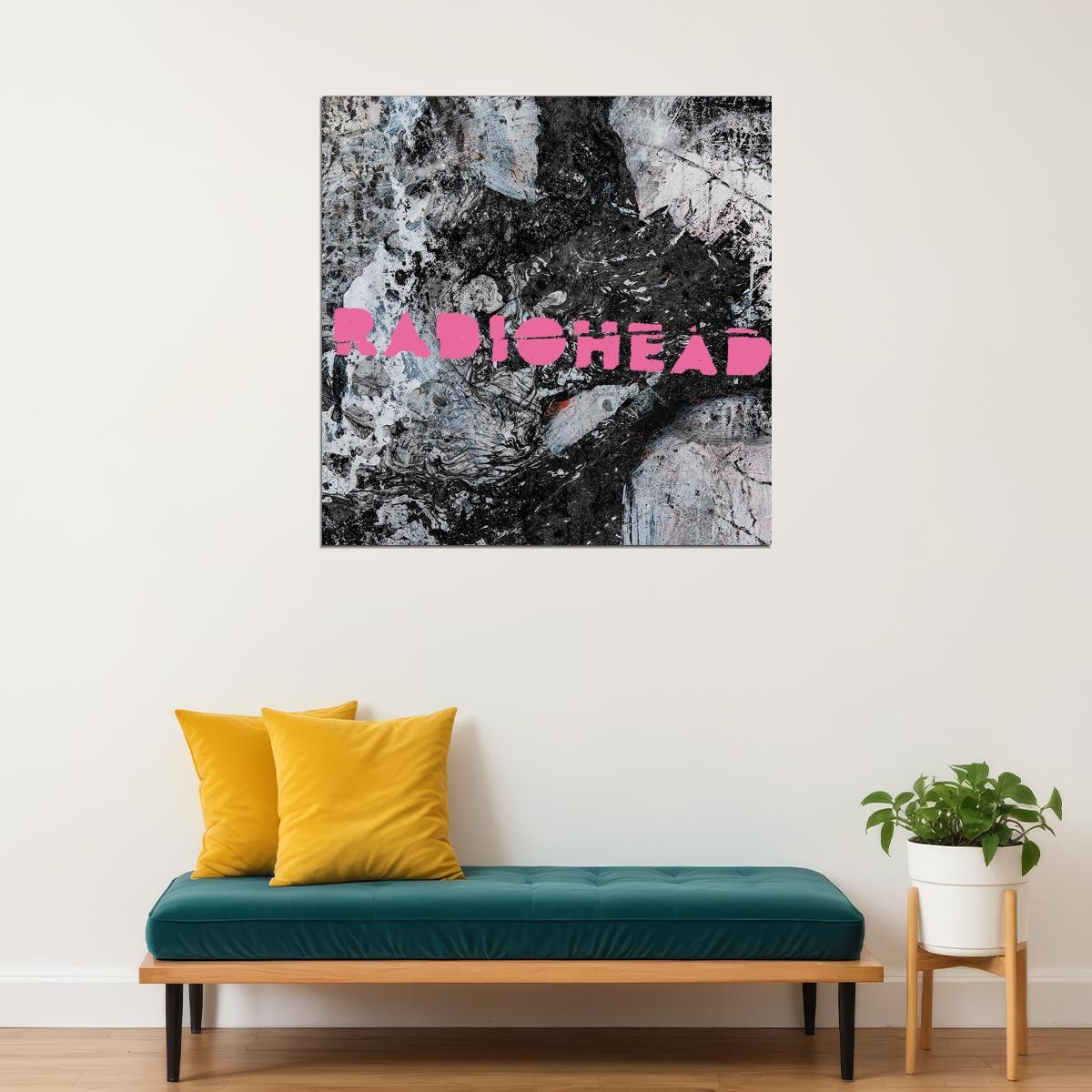 Radiohead Album Cover Art Alternative Rock Music Poster Band Wall Print - xonomax