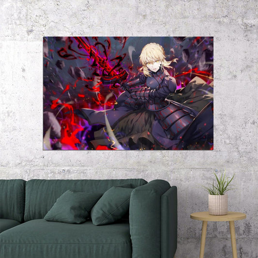 Fate Series Anime Poster Japanese Animation Wall Art Fantasy Manga Print - xonomax